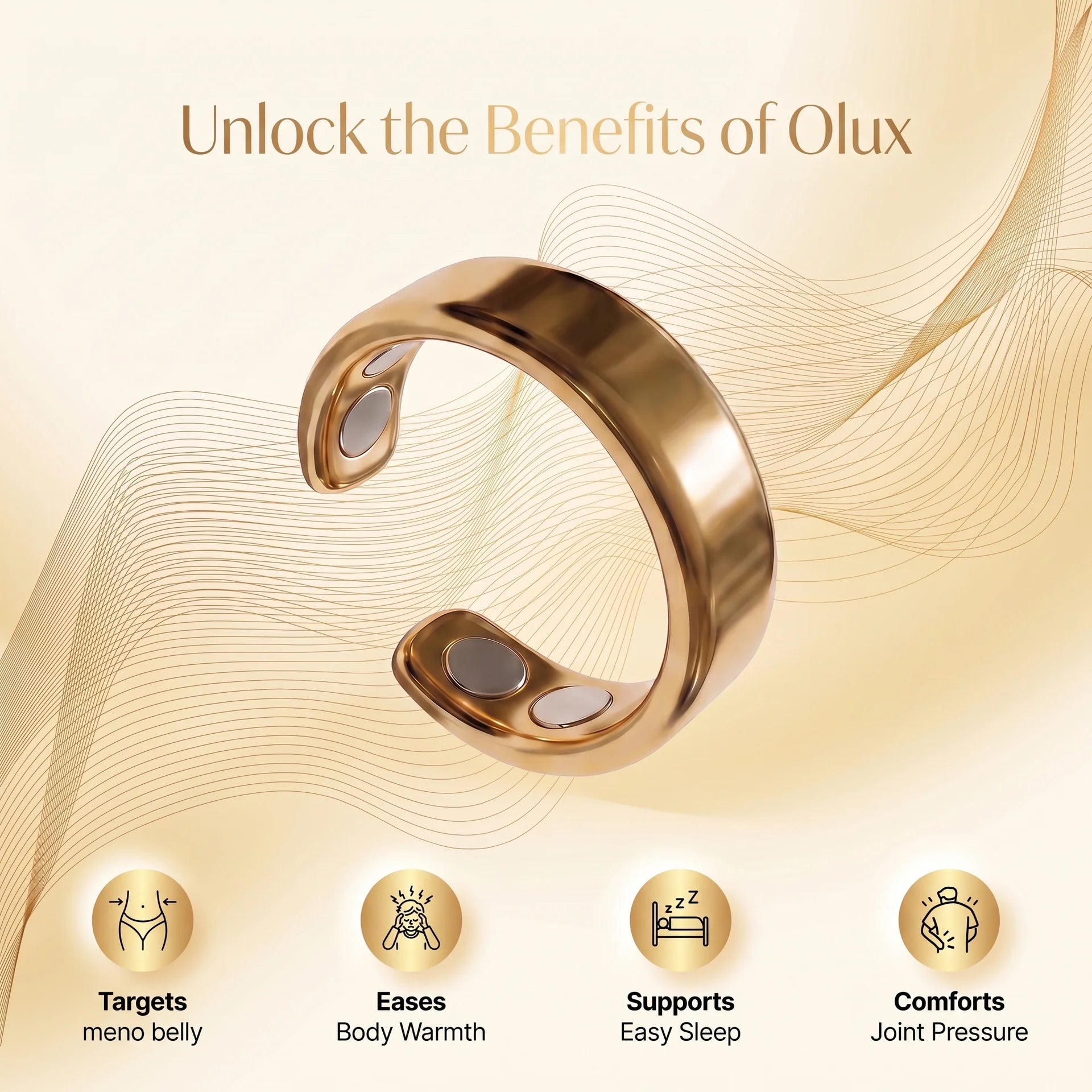 Olux Ring - The Natural Menopause Solution