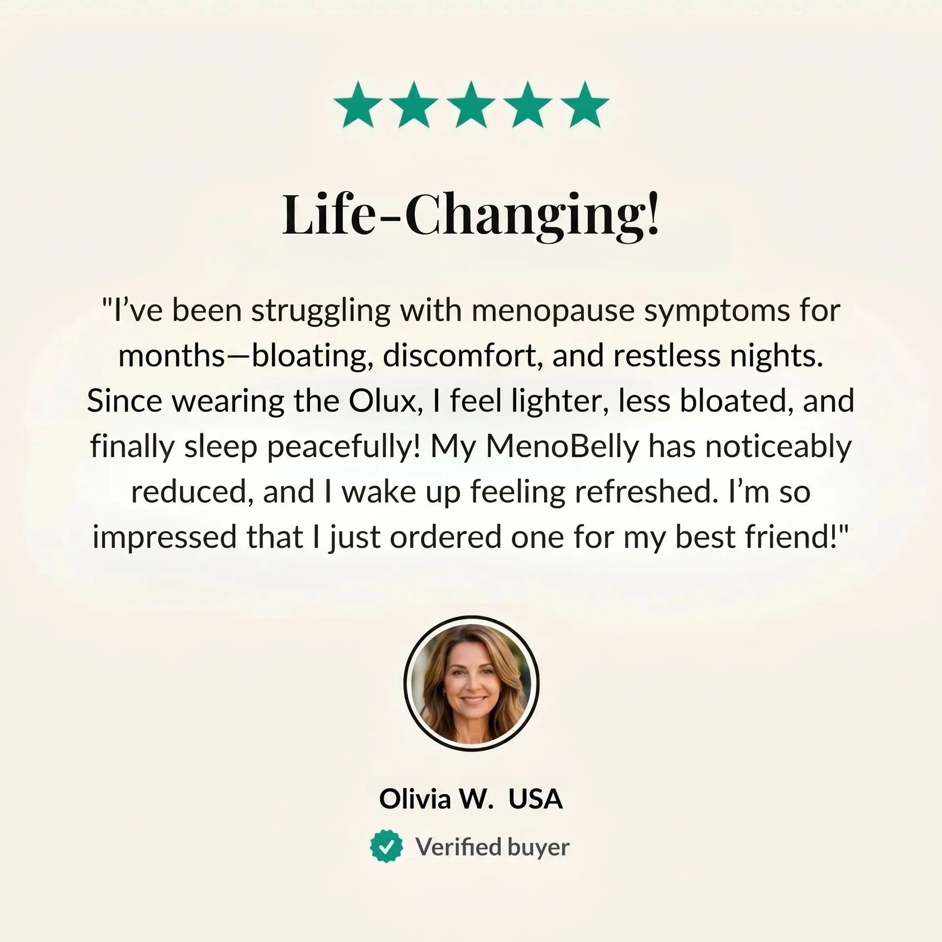 Olux Ring - The Natural Menopause Solution
